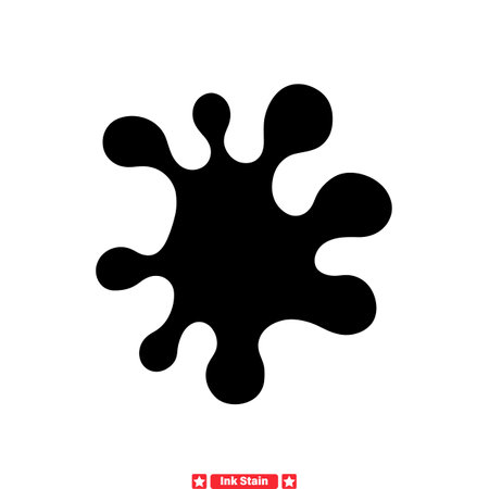 Elegant Ink Splash Vector Collection  Add a Touch of Sophistication to Your Designsのイラスト素材