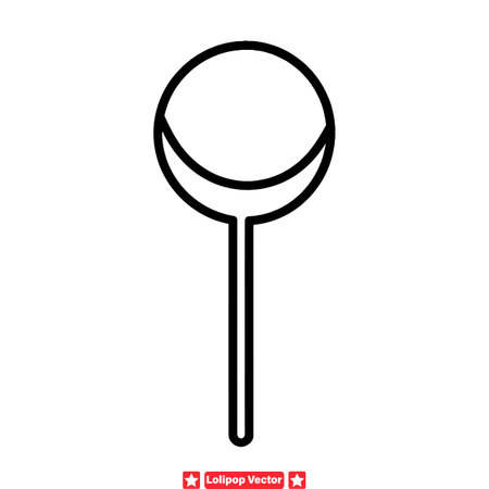 Candy Crush Craze  Lollipop Vector Set for Deliciously Fun Projectsのイラスト素材