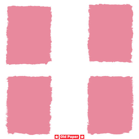 Vintage Whispers  Antique Old Paper Vector Silhouettes with Enduring Beautyのイラスト素材