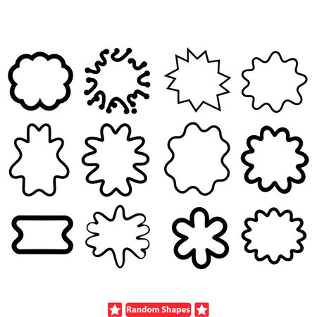 Harmonious Geometry Fusion  Balanced Vector Designs for Unified and Harmonic Visualsのイラスト素材