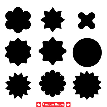 Chromatic Geometry Showcase  Colorful Vector Designs for Vivid and Eye catching Visualsのイラスト素材