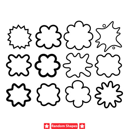 Modernist Geometric Patterns  Contemporary Vector Shapes for Modern and Minimalist Artworksのイラスト素材