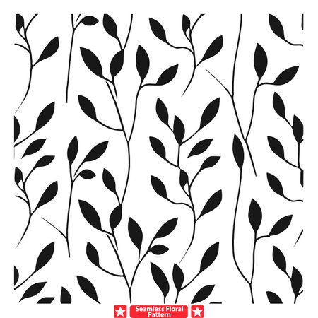 Elegant Floral Vector Backgrounds  Refined Patterns for Elegant Presentationsのイラスト素材