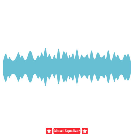 Creative Music Equalizer Designs in Vector   Vibrant Sound Visualsのイラスト素材