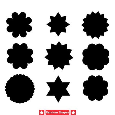 Enigmatic Polygonal Portraits  Mysterious Vector Shapes for Intriguing and Cryptic Artworksのイラスト素材