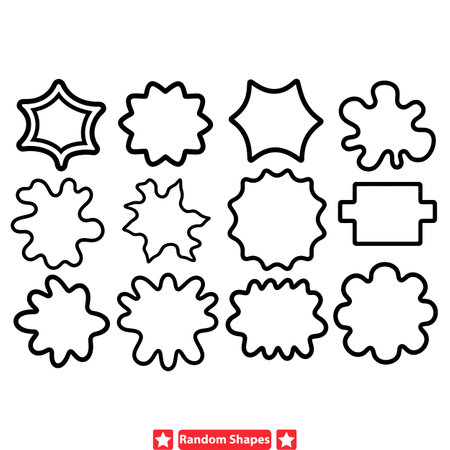 Fusion Geometric Fusion  Eclectic Vector Silhouettes for Fusion inspired Graphic Creativityのイラスト素材