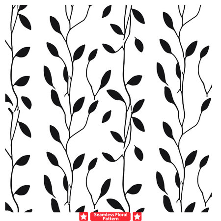 Whimsical Flower Vector Backgrounds  Playful Patterns for Imaginative Projectsのイラスト素材