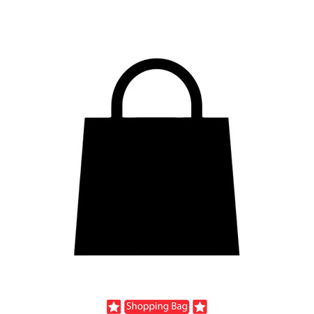 Fashion Fusion  Contemporary Shopping Bag Designsのイラスト素材