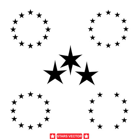 Beyond the Horizon  Explore Infinite Possibilities with Star Silhouettesのイラスト素材