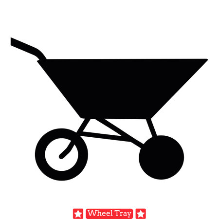 Contemporary Wheel Tray Vector Collection  Inspire Your Industrial Creativityのイラスト素材