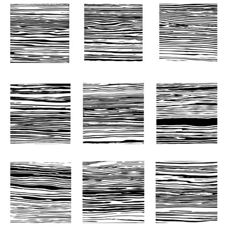 Abstract Grayscale Weathered Wood Textureのイラスト素材