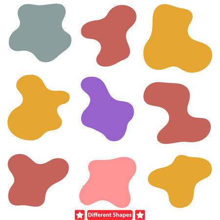 Eco friendly Environment Vector Silhouette Pack  Green Shapes for Sustainability Graphicsのイラスト素材