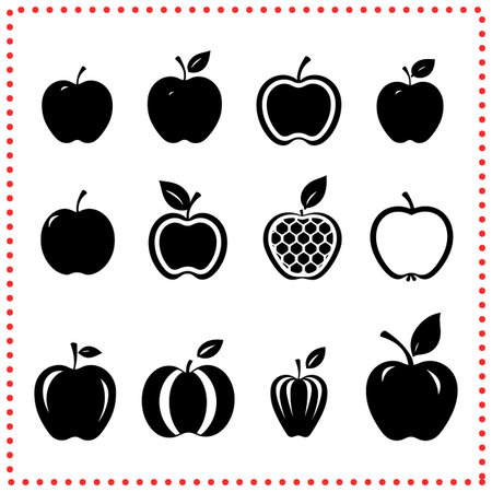 Artistic Silhouette Collection  Enhance Your Designs with Detailed Vector Artのイラスト素材