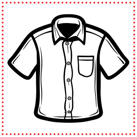 Creative Men's Shirt Artwork  Unique Silhouette Designs for Digital Artists and Fashion Print Enthusiastsのイラスト素材