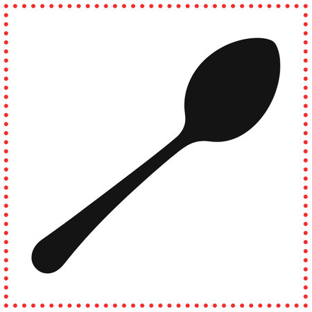 Vintage Spoon and Knife Silhouettes, Retro Kitchen Utensil Icons in Classic Style, Perfect for Old Fashioned Dining Decor and Foodie Art Printsのイラスト素材