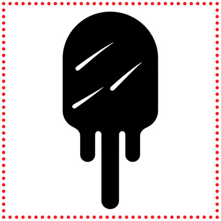 Simple Silhouette Vector for Summer and Refreshing Designsのイラスト素材