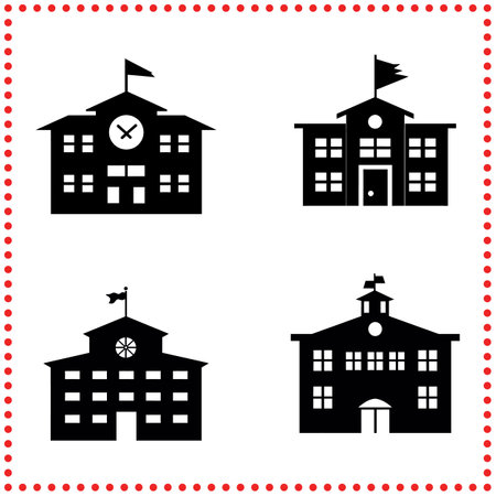 Iconic Structures  The Timeless Design of Historic School Buildingsのイラスト素材