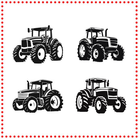 Farmings Workhorse  The AllPowerful Tractorのイラスト素材
