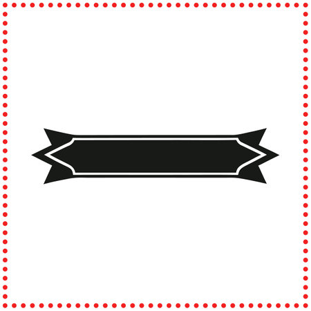 Vintage Ribbon Banner  Ideal for Decorative Design, Custom Logos, and Invitationsのイラスト素材
