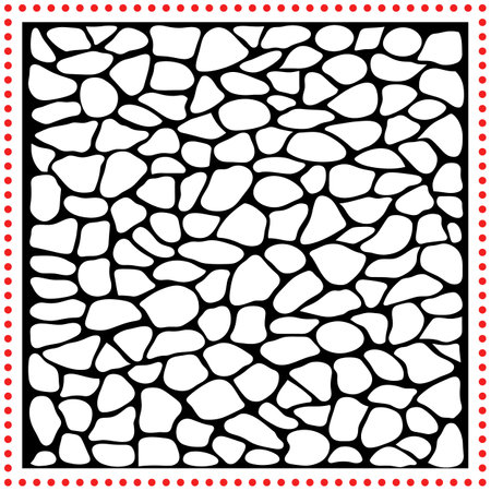 Rustic to Modern  Versatile Stone Patterns for Any Design Style.のイラスト素材