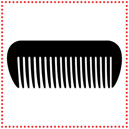 Tame your locks with ease using our highquality comb, perfect for any hairstyle.のイラスト素材