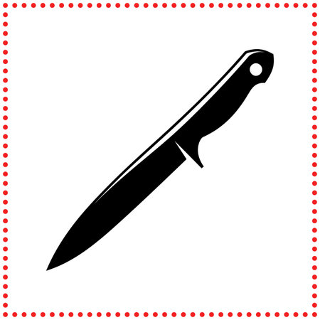 Sharpen Your Culinary Expertise with a Knife Designed for Perfection.のイラスト素材