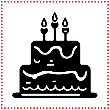 Sweeten the Celebration  A Cake Thatâs as Special as the Birthday Itself.のイラスト素材