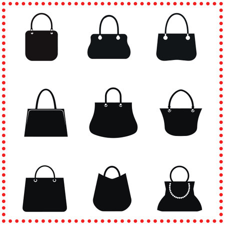 Effortlessly Stylish  This Handbag Design is Perfect for the Modern Fashionista.のイラスト素材