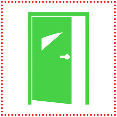 Sleek Door Vector Design  Great for Architecture and Home Renovation Illustrationsのイラスト素材