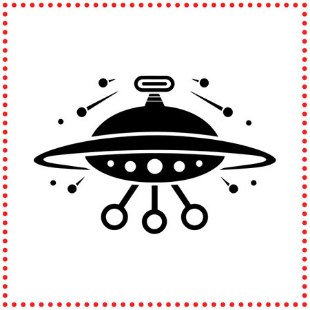 Unravel the Mysteries of the Universe with This Striking UFO Illustration.のイラスト素材