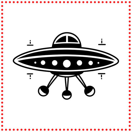 Alien Technology Meets Art  This UFO Design is a MustHave for SciFi Lovers.のイラスト素材