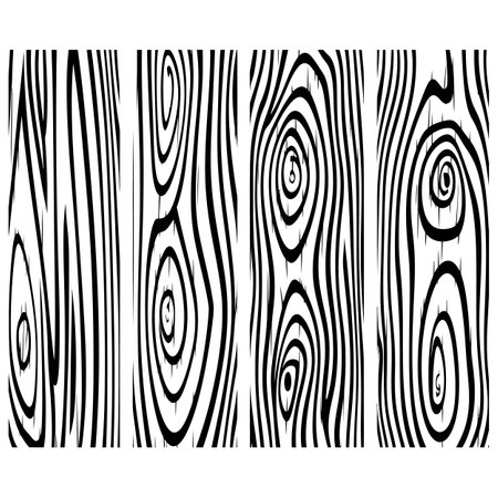 Abstract Grayscale Timber Surface Textureのイラスト素材