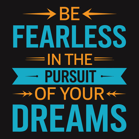 Live the Life You Dream - Motivational Typography for Pursuing Your Ideal Lifeのイラスト素材