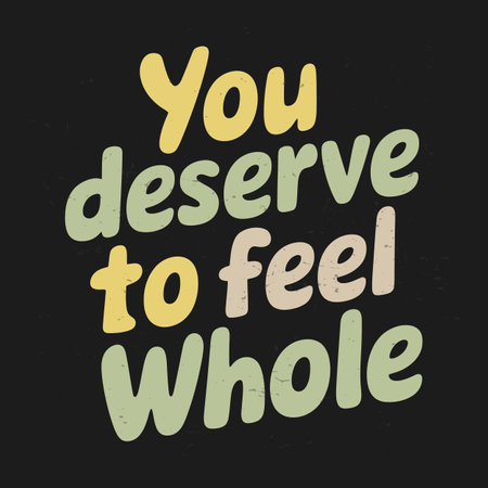 Mental Health and Positivity in Typography   Motivating Quotesのイラスト素材