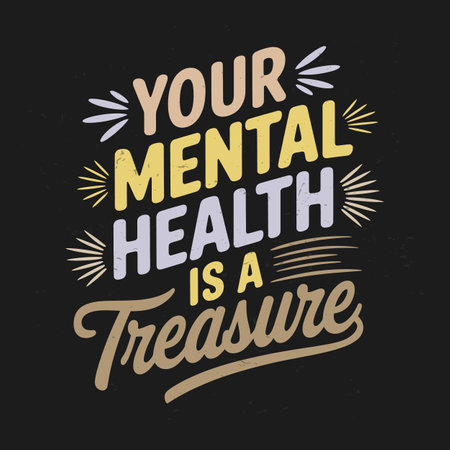 Typography for Mental Health   Empowering Quotes for Resilienceのイラスト素材