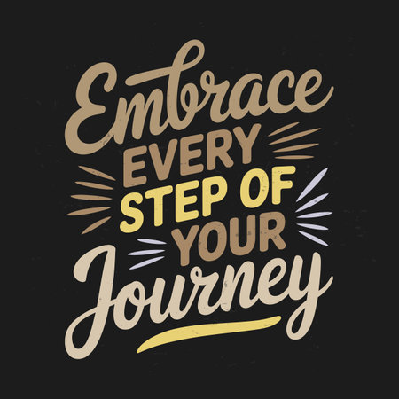 Typography Quotes to Inspire Positive Mental Health and Promote Inner Calmのイラスト素材