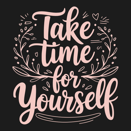 Supportive Mental Health Awareness Quote for Motivation and Emotional Healthのイラスト素材