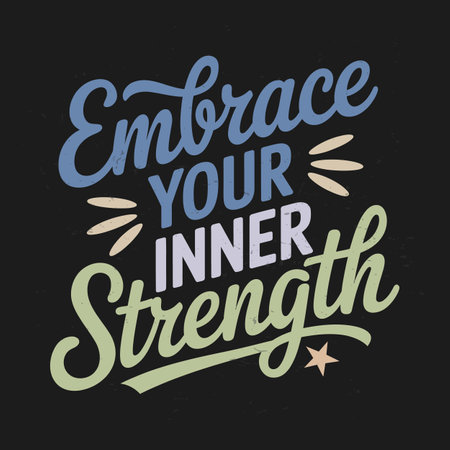 Typography Quotes for Promoting Mental Health Healing and Hopeのイラスト素材