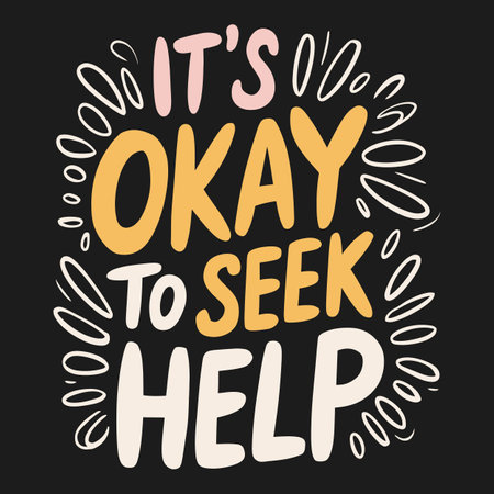 Positive Mental Health Quote Vector for Motivation and Inner Strengthのイラスト素材