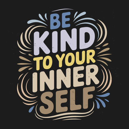 Mental Health Typography Quotes for Healing   Words of Positivityのイラスト素材