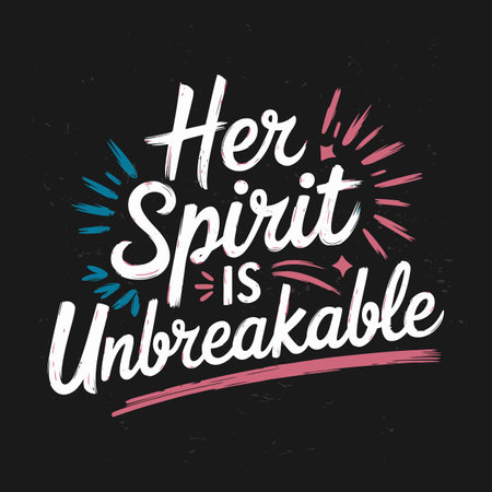 Bold and Empowering G?? A Beautiful WomenG??s Quote Design for Feminine Powerのイラスト素材