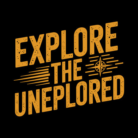 Find Your Next Big Adventure with Bold Travel Typography Quote Design for Thrill Seekersのイラスト素材