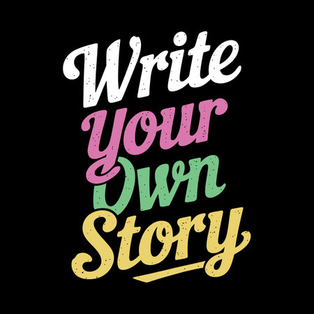 Typography Design for Students Committed to Growing and Learning Every Dayのイラスト素材