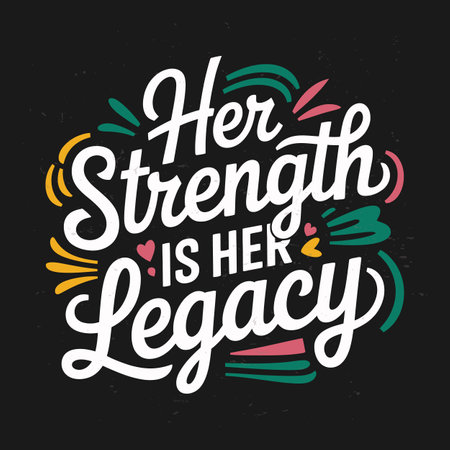 Celebrate Boldness and Confidence with This Empowering WomenG??s Designのイラスト素材