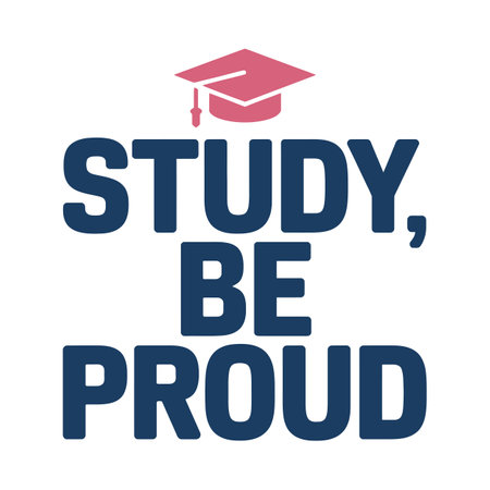 Uplifting Typography Design for Students Committed to Their Dreamsのイラスト素材