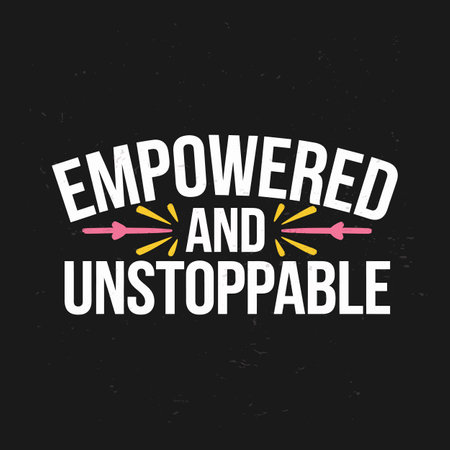 Elegant and Empowering G?? A Motivating Women's Design Celebrating Strengthのイラスト素材