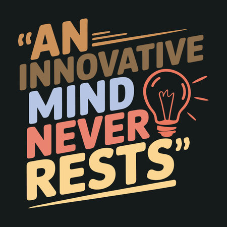 Inspiring motivation quote with text An innovation never fails, vector illustrationのイラスト素材