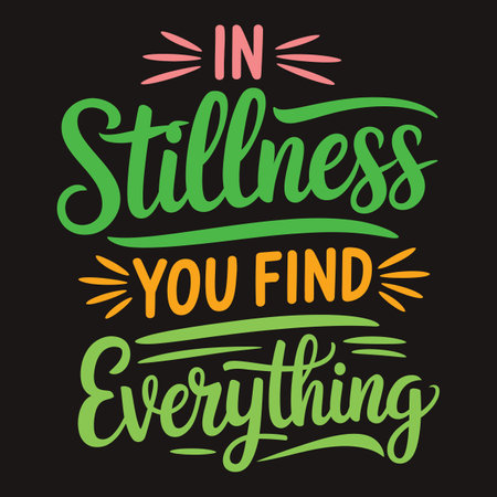 Inspirational quote. I believe you find yourself. Hand drawn vintage illustration with lettering.のイラスト素材