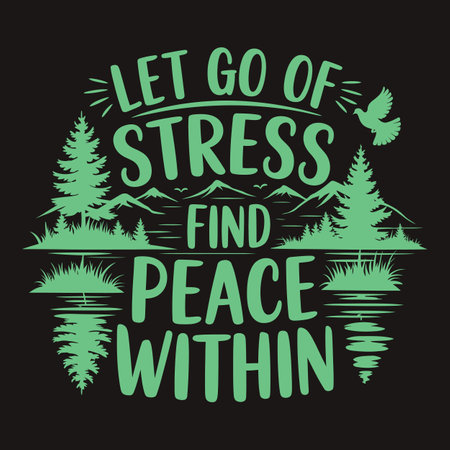 Let's go camping. Inspirational quote, motivation. Typography poster. Vector illustrationのイラスト素材