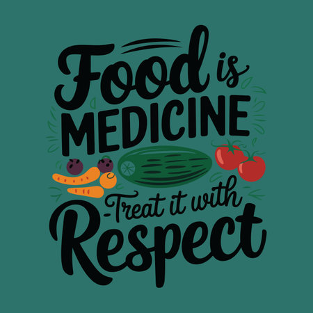 Food and diet lettering. Food and diet quote. Vector illustration.のイラスト素材